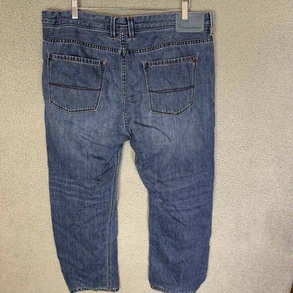 S Tommy Bahama‎ Jeans Mens 38x30 Blue Straight Leg Denim Stretch Standard - Picture 7 of 10